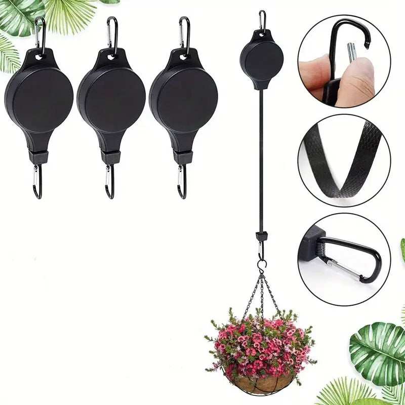 Gancio da parete regolabile per piante