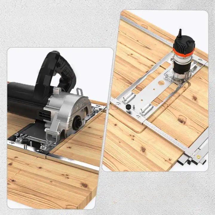 Guida per il Taglio del Legno Precisa e Regolabile