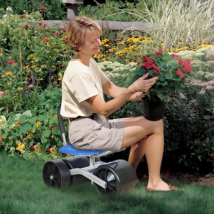 Ultra-comfortable Ergonomic Gardening Rolling Stool