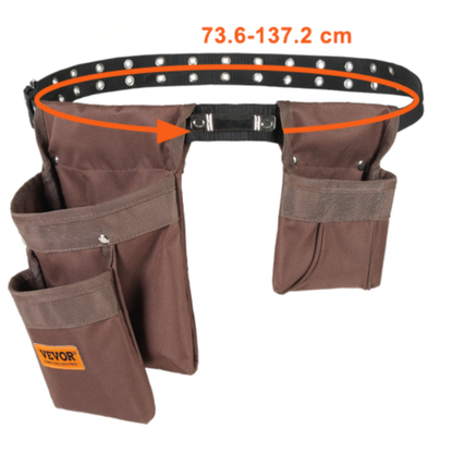 Ceinture à Outils Compacte & Résistante (Outils non inclus)