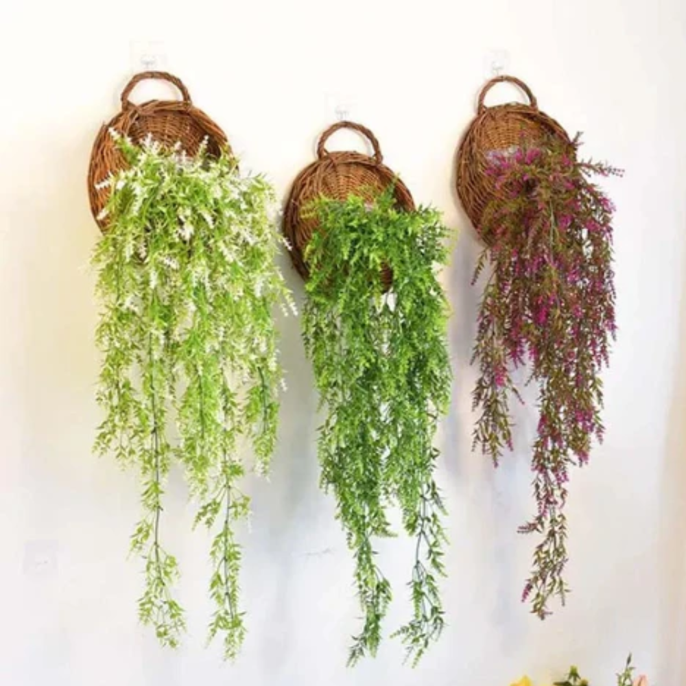 Jardinière Osier Murale Élégante