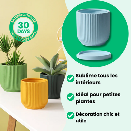 Elegante vaso da fiori in ceramica