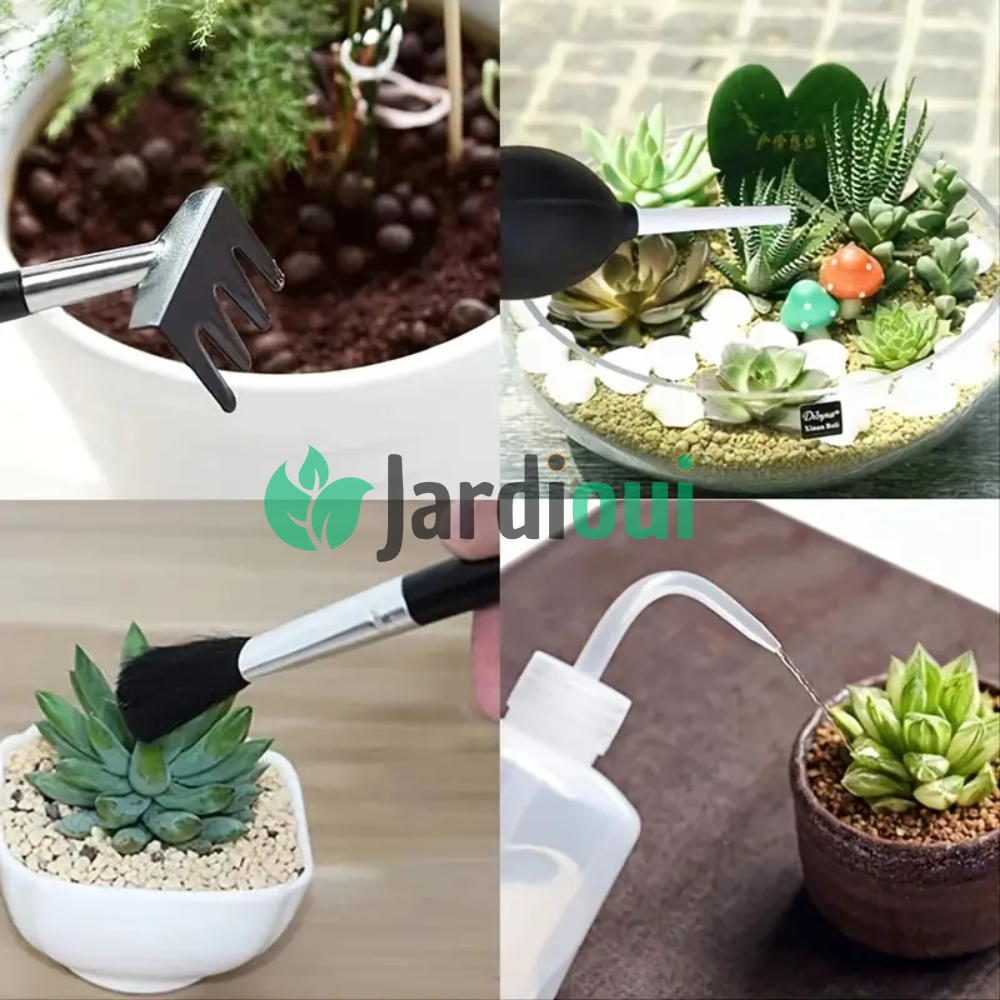 Lot de 21 Mini Outils de Jardinage