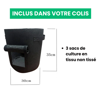Crescita del sacchetto per la coltivazione della patata
