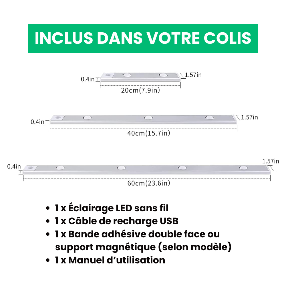 Illuminazione a LED premium con sensore di movimento