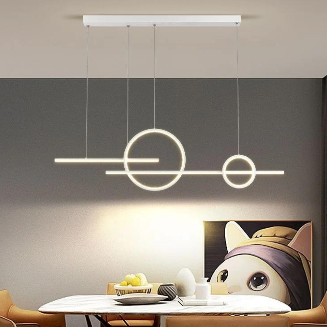 Lampadario moderno ed elegante per sala da pranzo