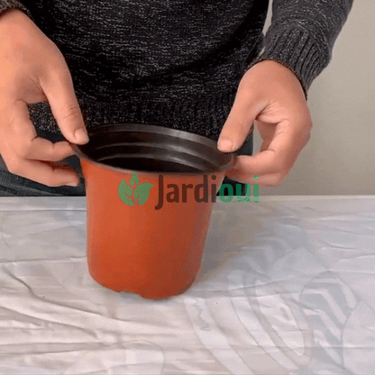 Vaso da fiori in plastica riutilizzabile