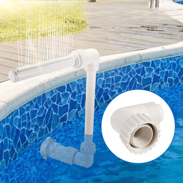 Jardioui 1 Fontaine (49.90 €/ pcs) Fontaine de Cascade Ajustable pour Piscine