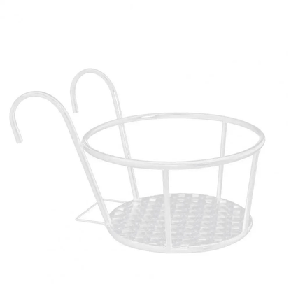 Jardioui 1 Support (29.90€/pc) / Style B / Blanc Support de Pot de Fleurs pour balcon