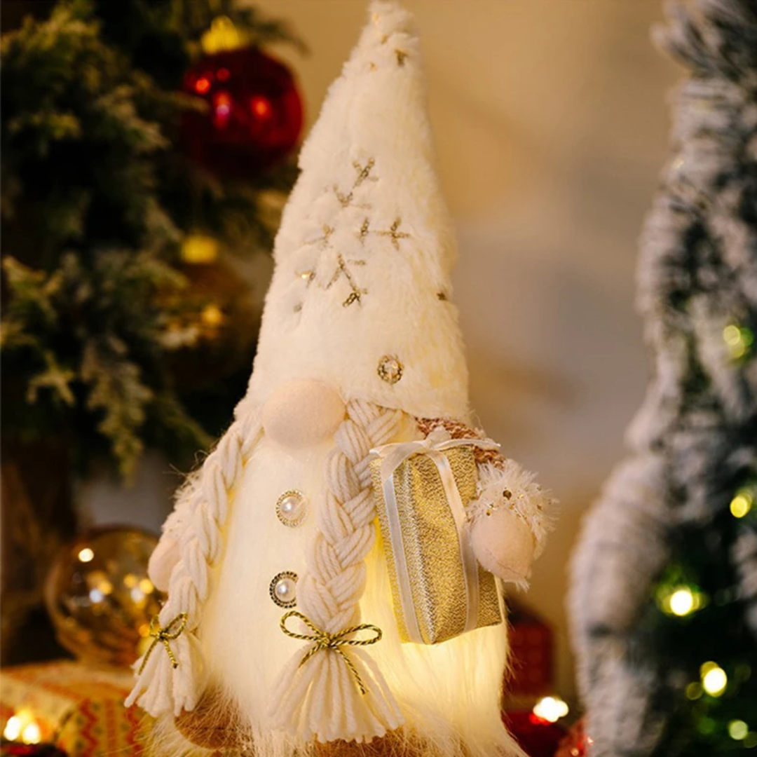 Jardioui 2 Nains (19.90 €/ pcs) / Neige Nain Décoratif Porte-Bonheur Scintillant