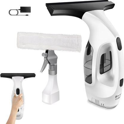 Jardioui Aspirateur de Vitres Rechargeable Haute Performance