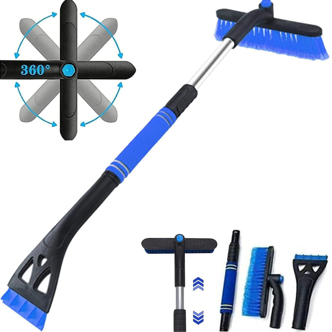 Jardioui Brosse à Neige Multifonction Robuste pour Voiture