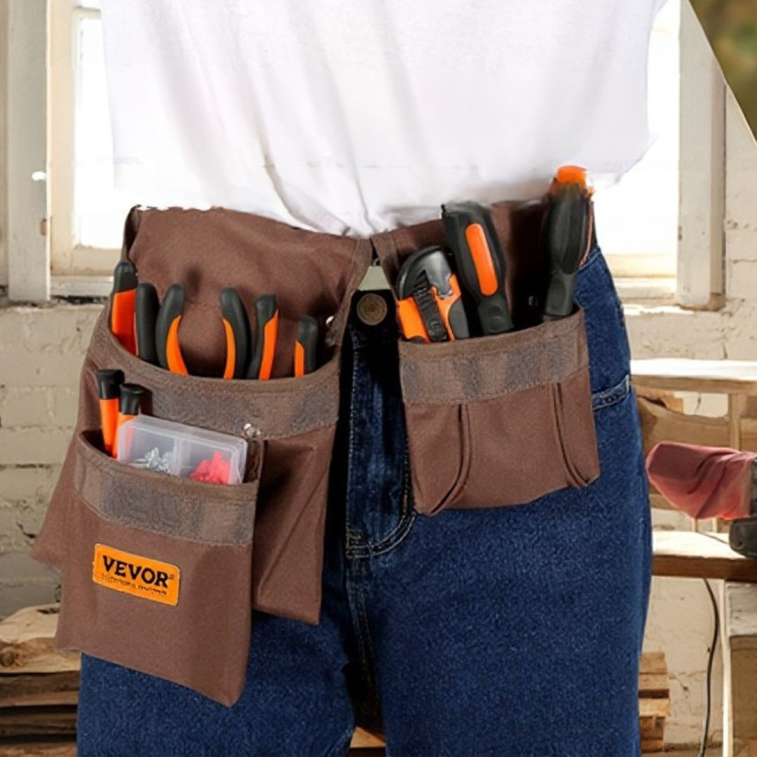Jardioui Ceinture à Outils Compacte & Résistante (Outils non inclus)