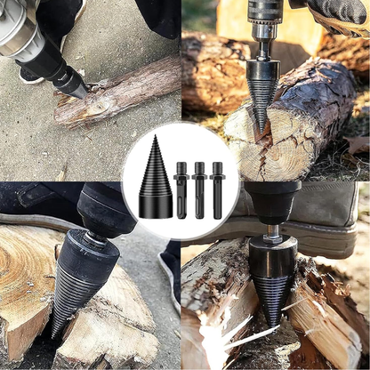 Jardioui Fendeur de Bûches Conique Ultra-Robuste