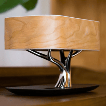 Jardioui Lampe de Chevet Sophistiquée avec Haut-Parleur et Chargeur