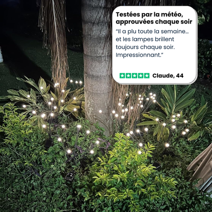 Jardioui Lampes LED Lucioles à Énergie Solaire - Offre Spéciale