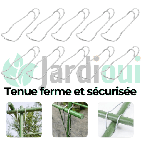 Jardioui Pack Boucles de Connexion pour Plantes Ultra-Résistant