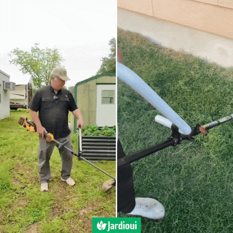 Jardioui Poignée Réglable Universelle pour Débroussailleuse (+1 Sangle Offerte)