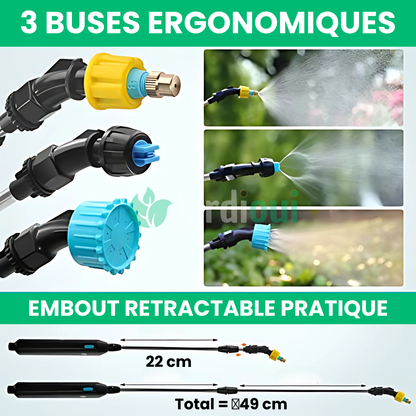 Jardioui 0 Pulvérisateur de Jardin Électrique Confort
