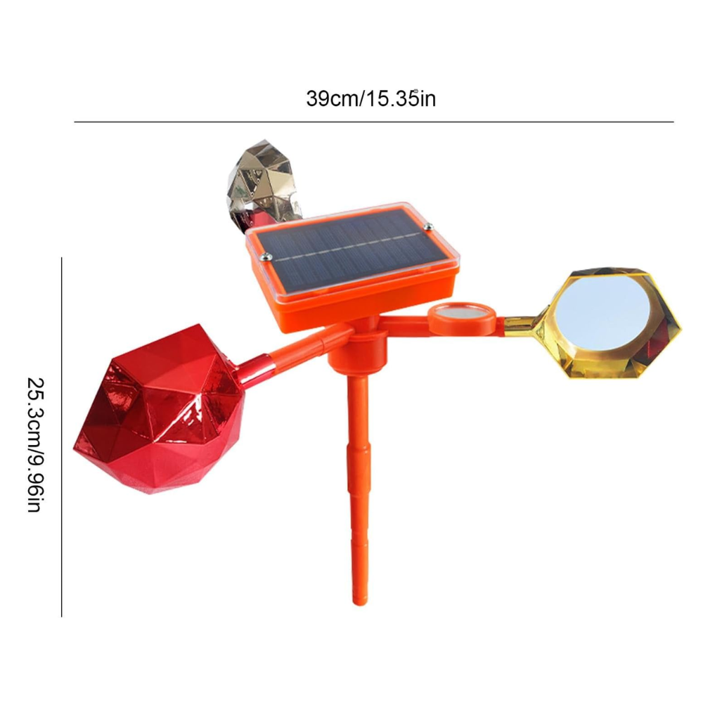 Jardioui Répulseur Solaire Intelligent Multi-Zone pour Animaux