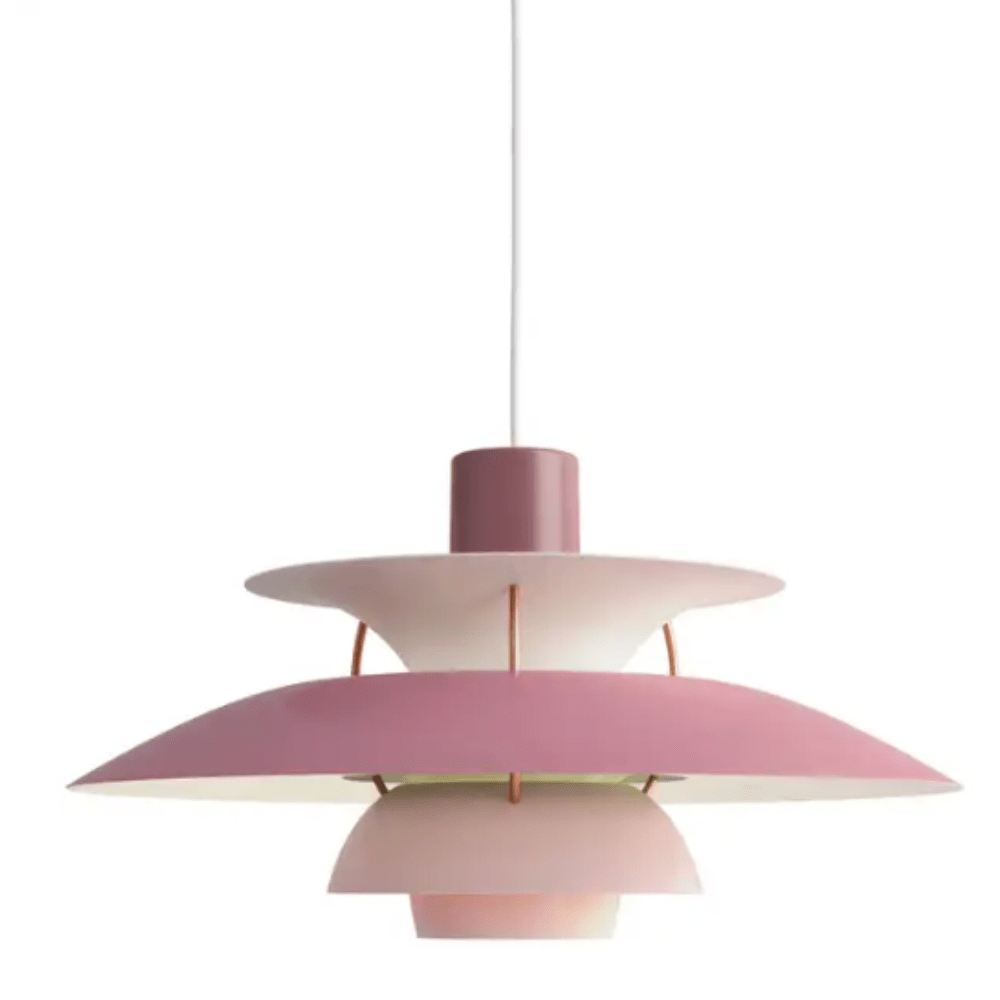 Jardioui Rose Suspension Luminaire Design LED Éclatant