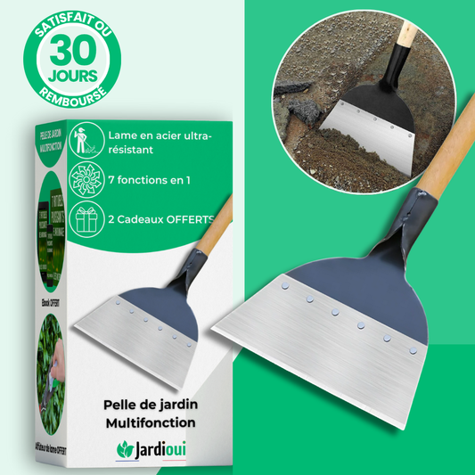 Jardioui Sans manche en bois Pelle de jardin Multifonction