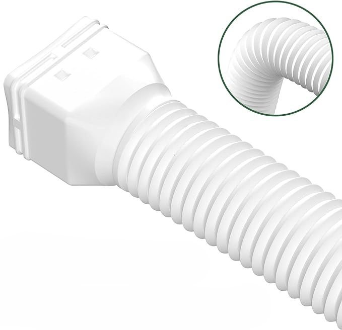 Jardioui Tube d'extension de Gouttière Ajustable et Robuste