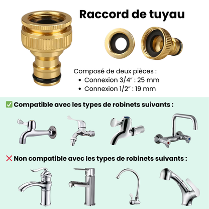 Jardioui Tuyau d'Arrosage Extensible Premium