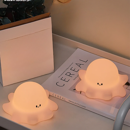 Jardioui Veilleuse Pieuvre Tactile Apaisante