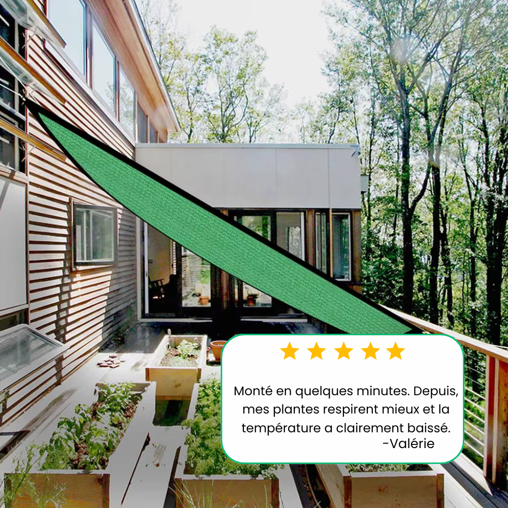 Jardioui Voile d'Ombrage Rectangulaire Premium