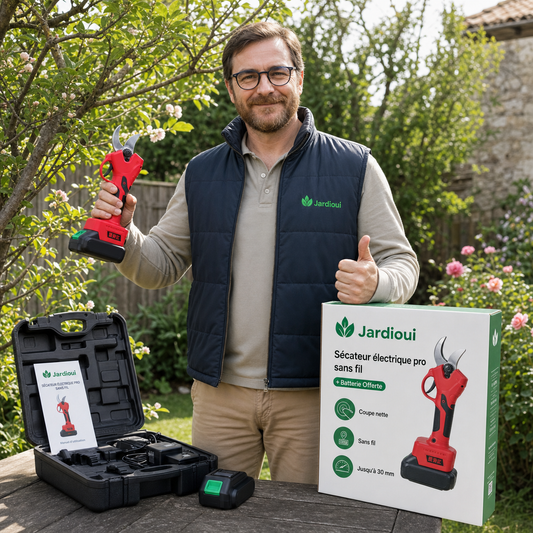 Forbici da potatura elettriche professionali a batteria (+Batteria gratuita)