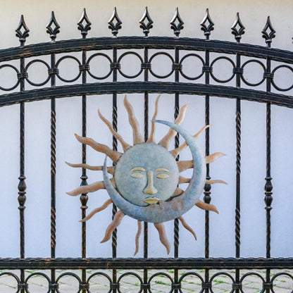 frJardioui Décoration Murale Extérieure " Le Baiser des Astres "