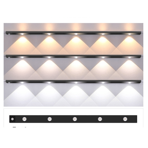 Jardioui Noir / 40 cm Éclairage Premium LED avec capteur de mouvement