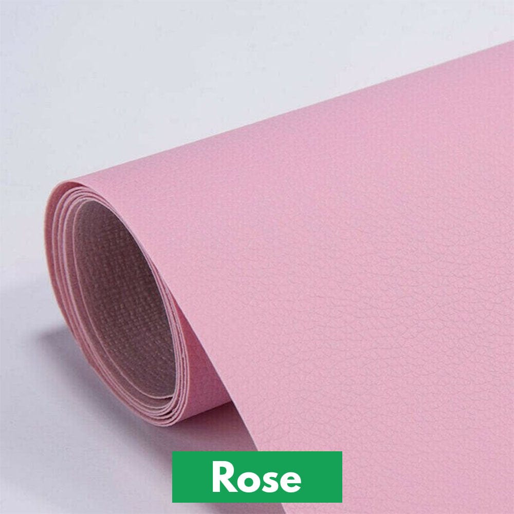 lepetitcuir Rose PATCH EN CUIR AUTO-ADHÉSIF (50x138cm)